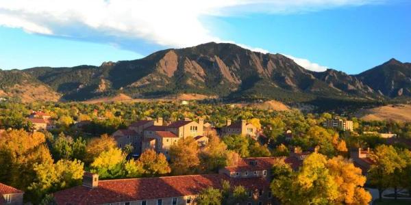 Aerial photo of campus