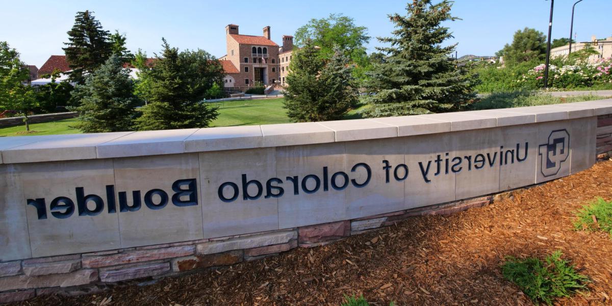 CU Boulder Sign