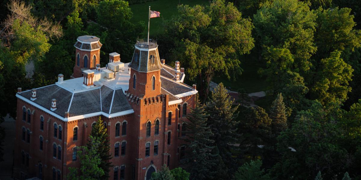 Old Main Aerial shot