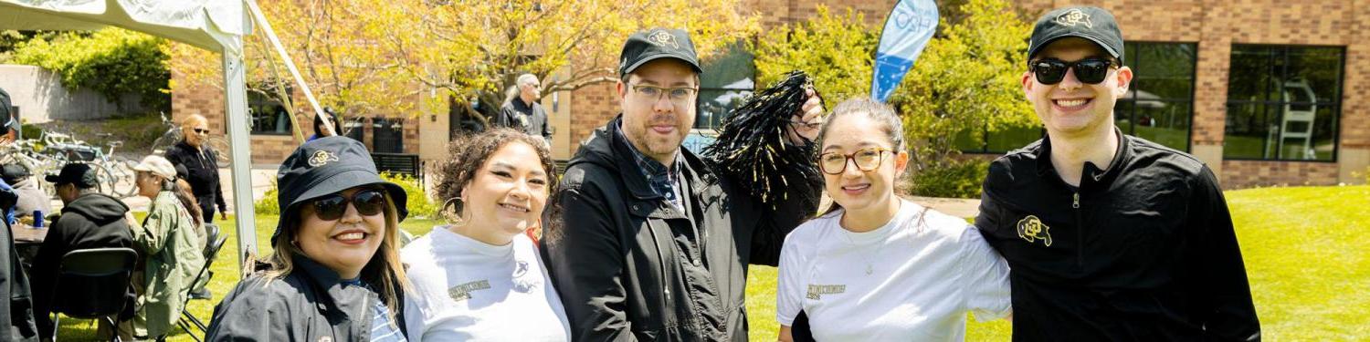 staff at school's out for summer event