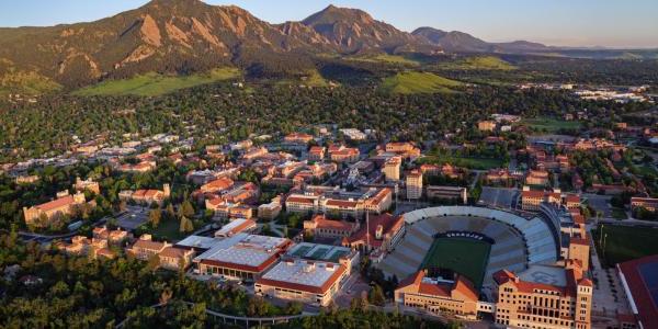 aerial view of campus