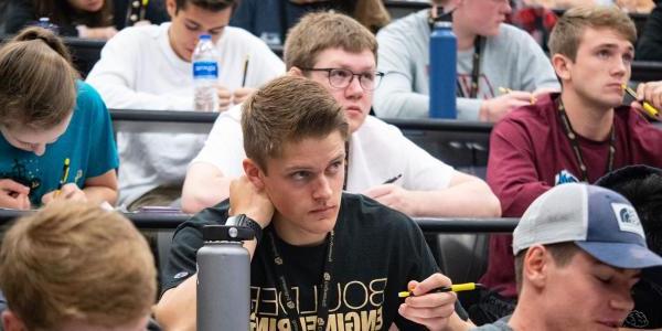 Students in lecture hall