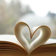 pages of a book shaped into a heart