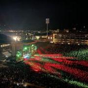 Nighttime concert at Folsom Field